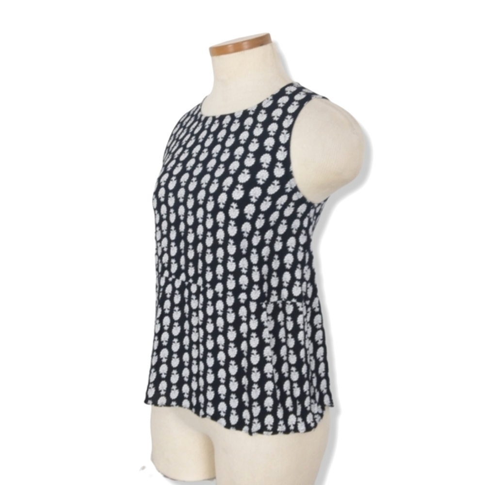 Madewell Ruffle Tank Top In Bloomstamp - Picture 3 of 9